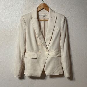 Veronica Beard Miller Linen Dickey Jacket Size 6